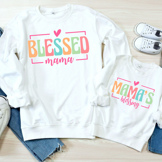 Blessed Mama/Mama's Blessing Mommy and Me DTF