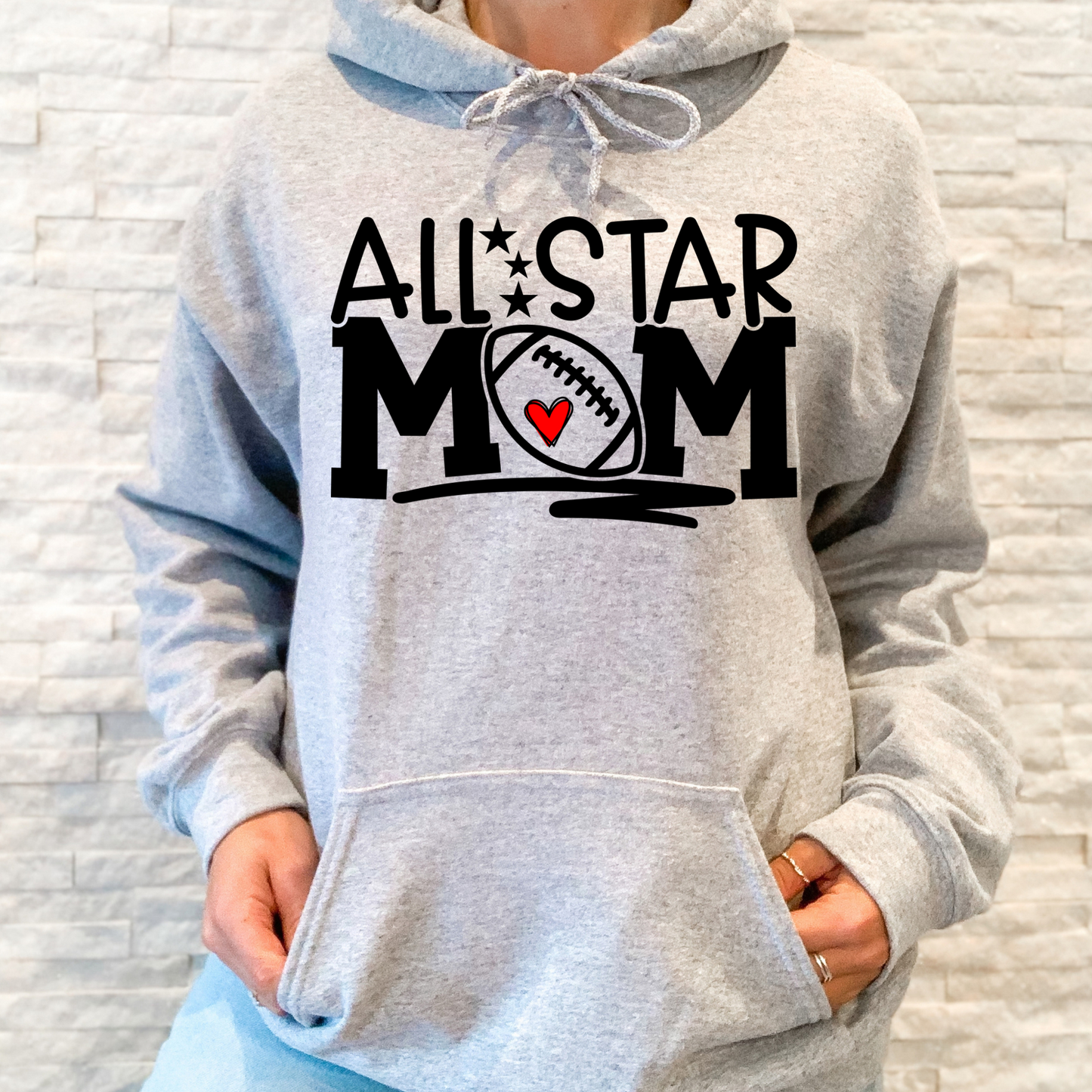All Star Mom (black) DTF