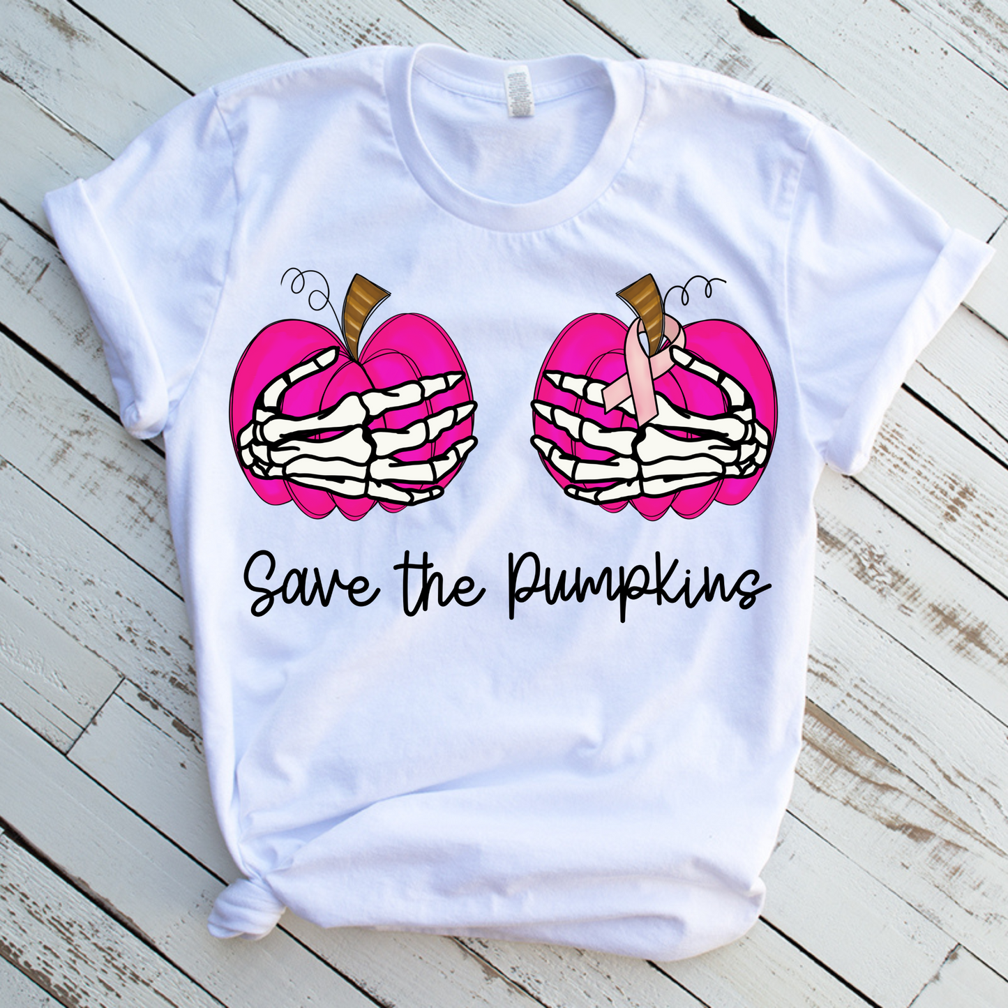 Save the Pumpkins Breast Cancer DTF
