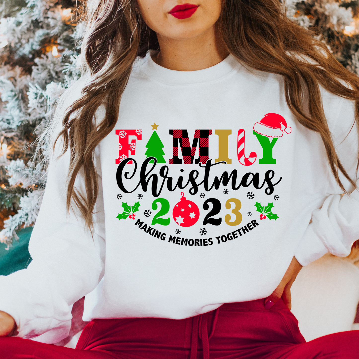 Family Christmas 2023 (Black) DTF