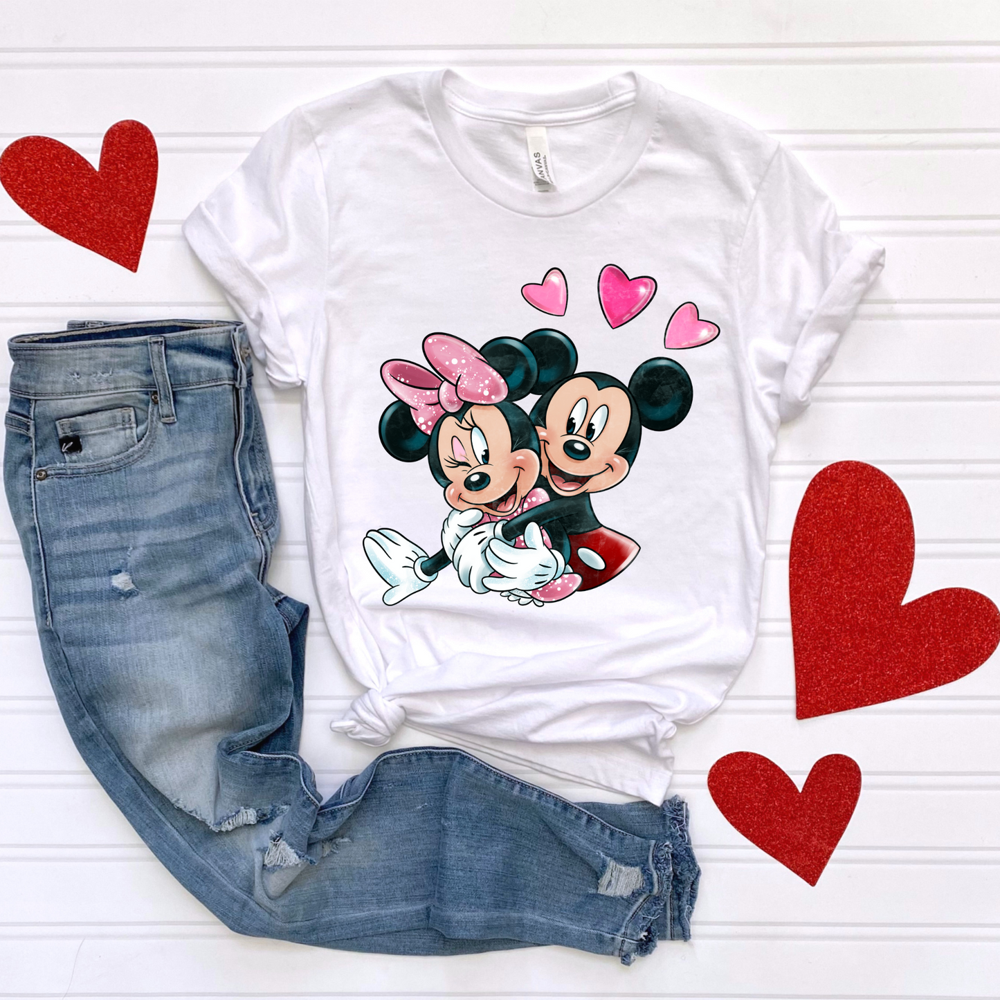 Mickey and Minnie Valentine's Day DTF