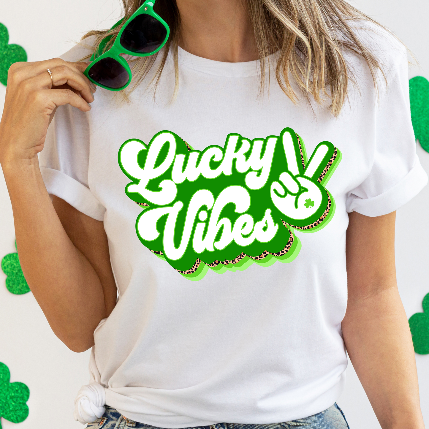 Lucky Vibes St. Patrick's Day DTF