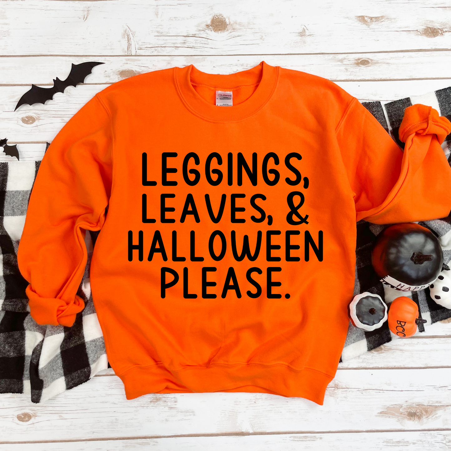 Leggings, Leaves, and Halloween Please Screen Print Transfer