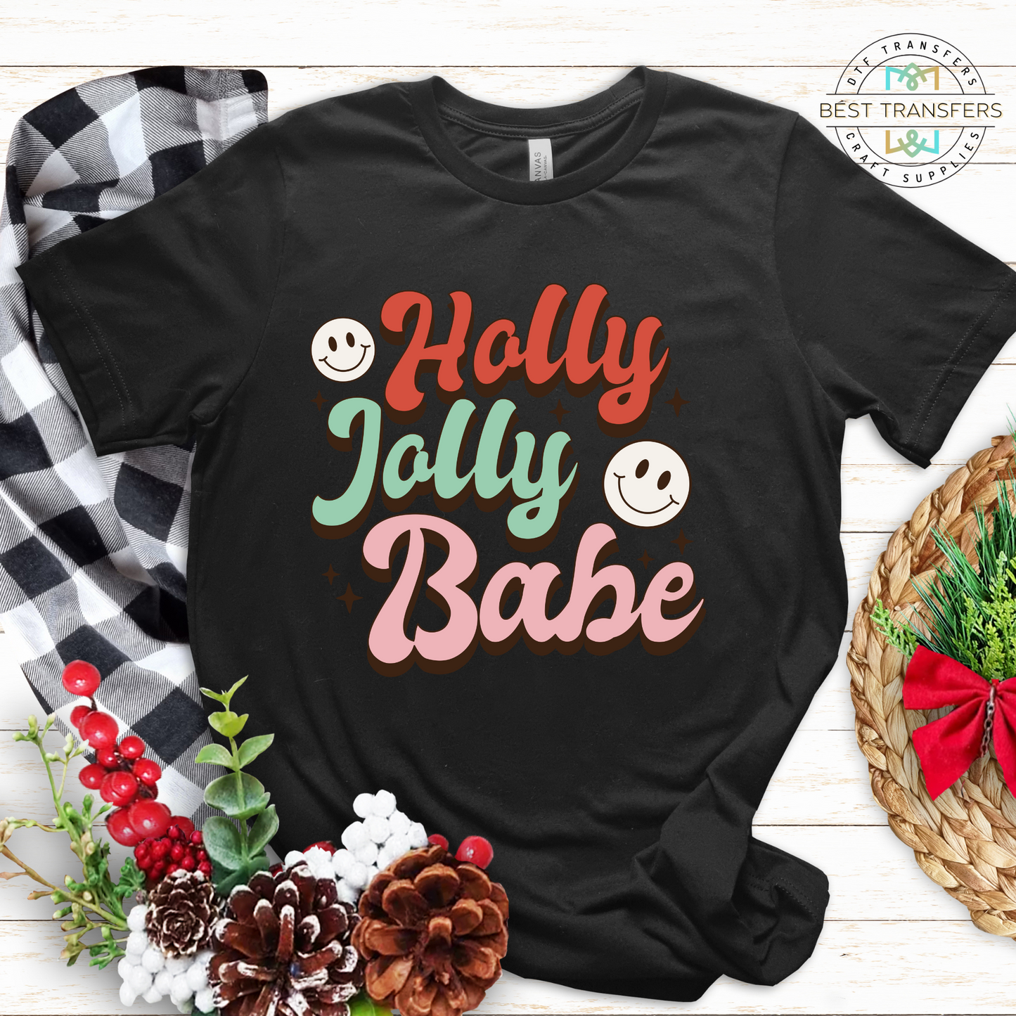 Holly Jolly Babe DTF
