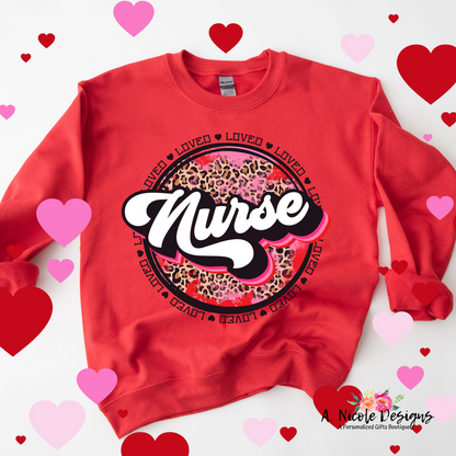 Loved Nurse Valentine DTF