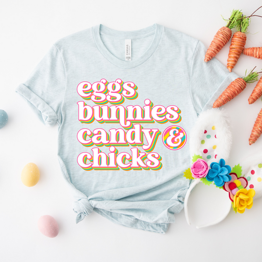 Eggs, Bunnies, Candy, Chicks DTF