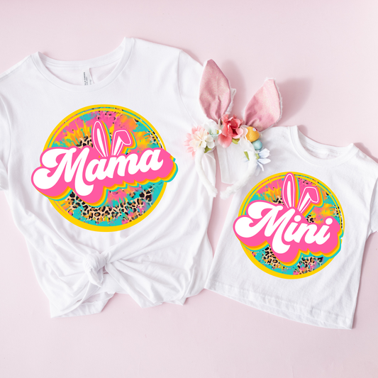 Mama/Mini Tie Dye Easter DTF