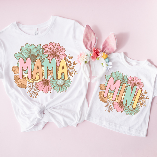 Mama/Mini Floral Easter DTF