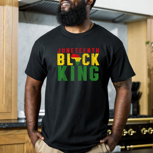 Juneteenth Black King distressed DTF