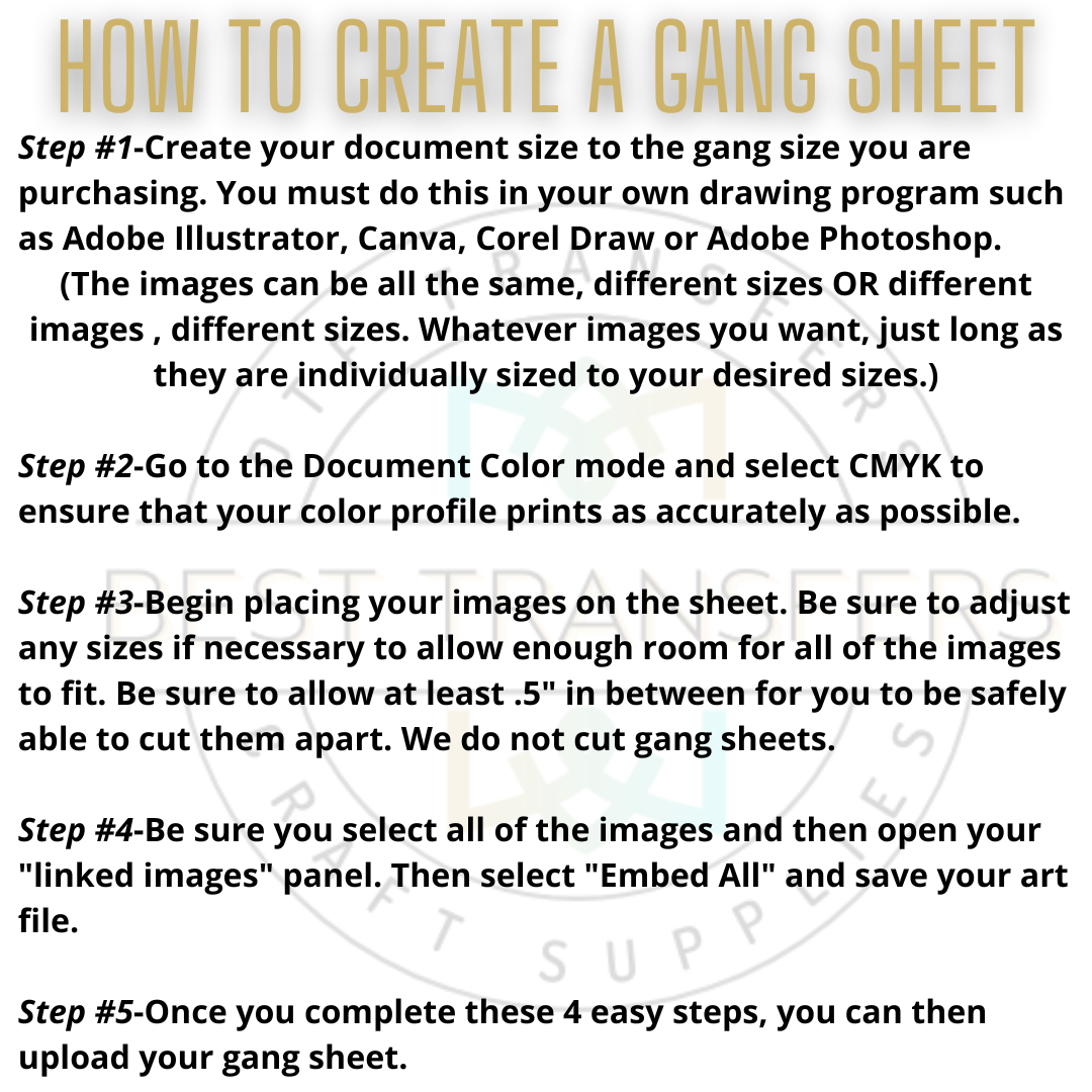 Upload Your DTF Gang Sheets
