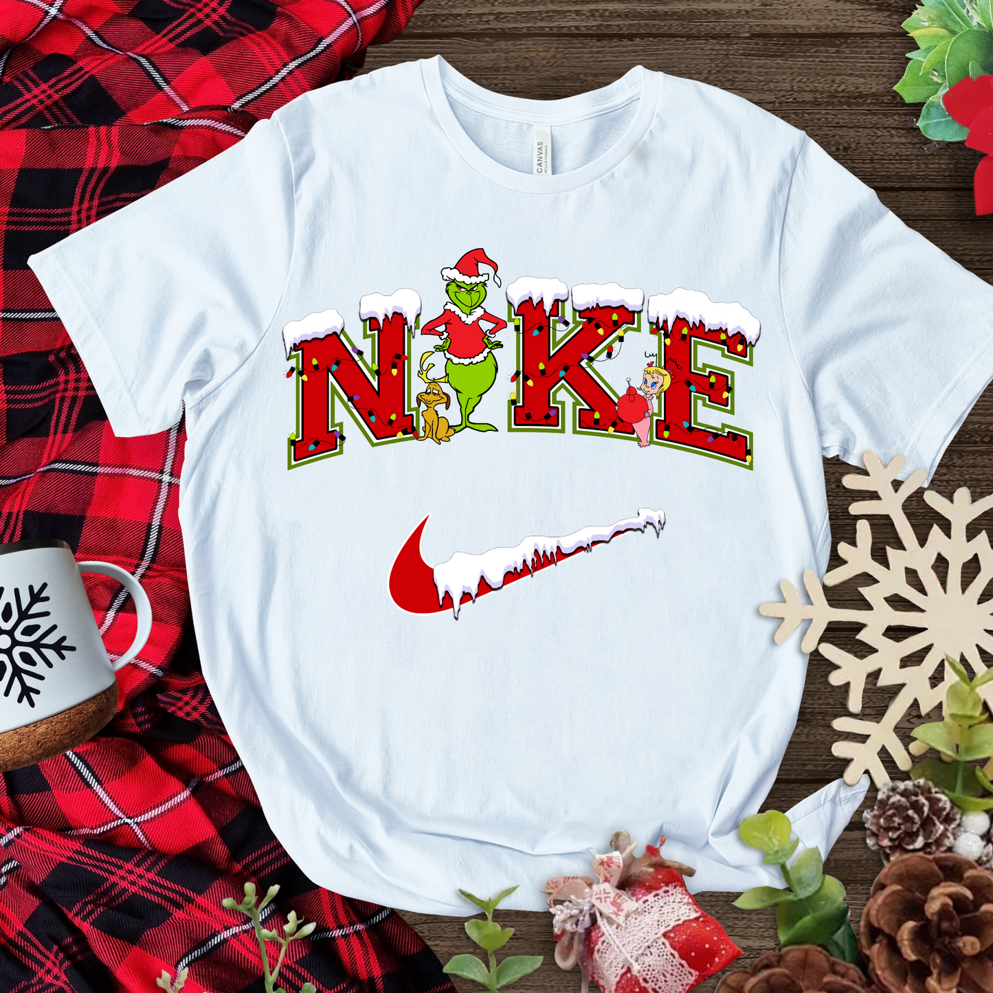 Nike Grinch Christmas DTF
