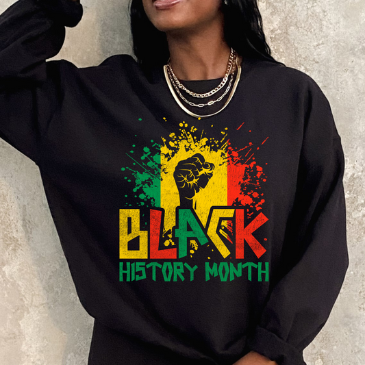 Black History Month Fist DTF