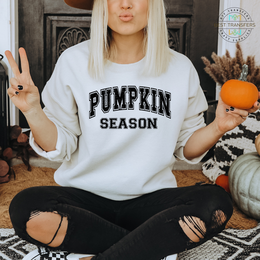 Pumpkin Season(Distressed) Screen Print Transfer